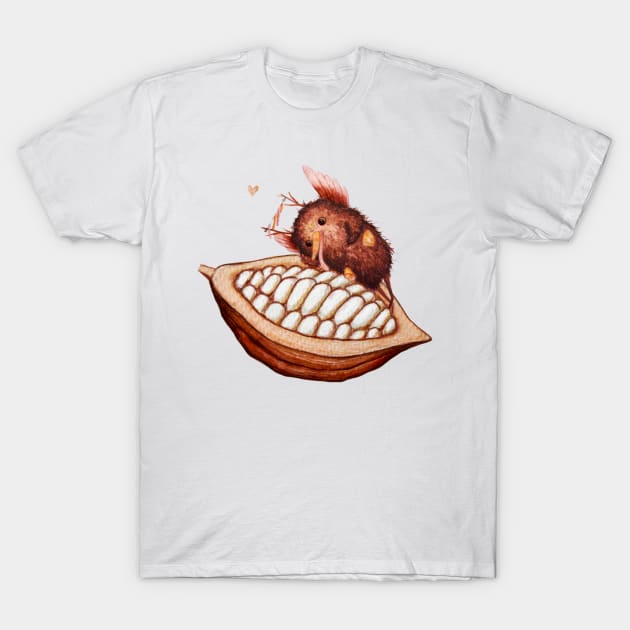 Kurent on cacao T-Shirt by Hana Nekrep Art